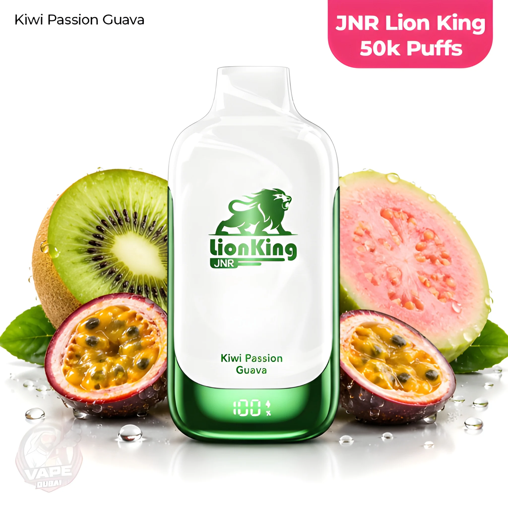 JNR Lion King 50000 Puffs Kiwi Passion Guava