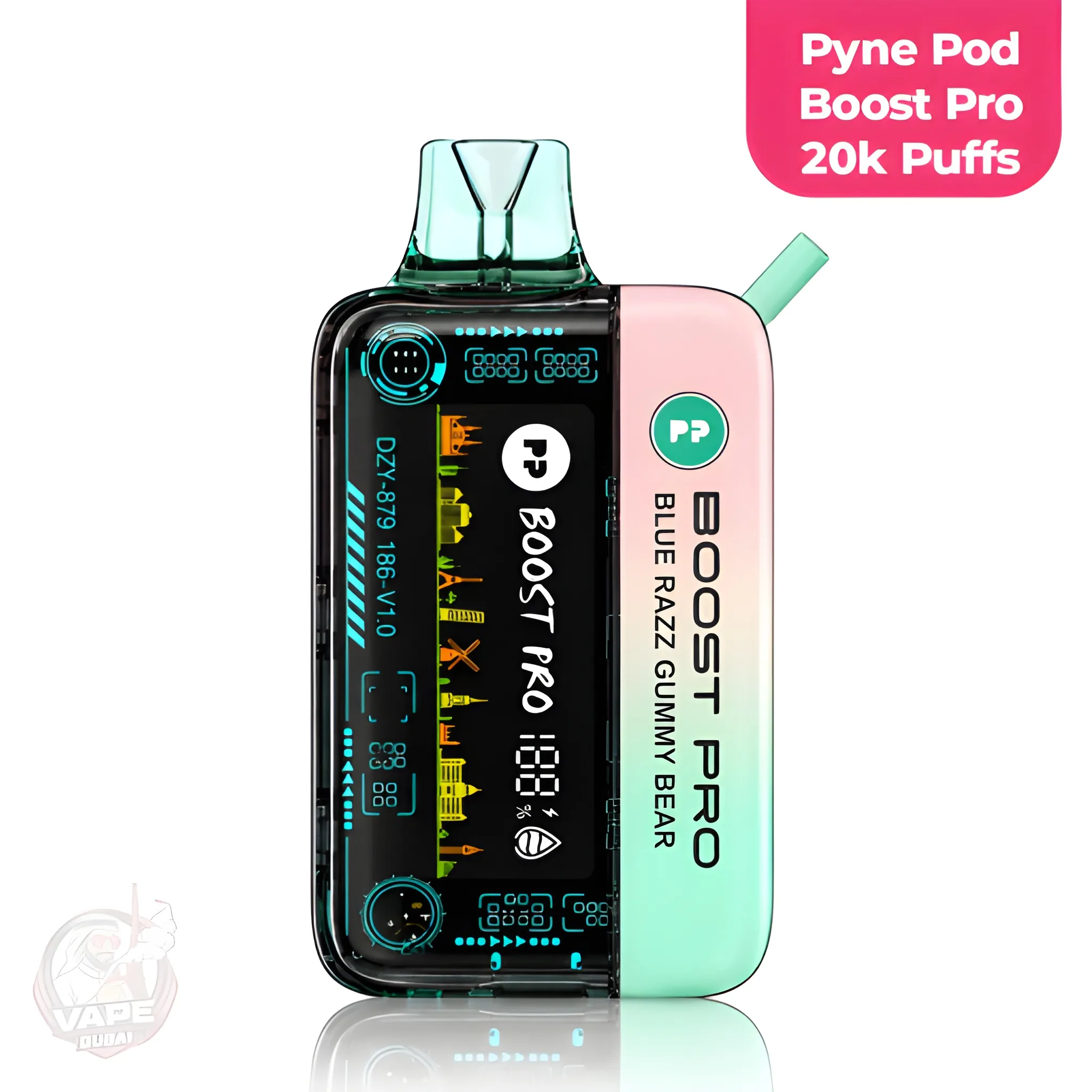 Pyne Pod Boost Pro 20000 Puffs Blue Razz Gummy Bear
