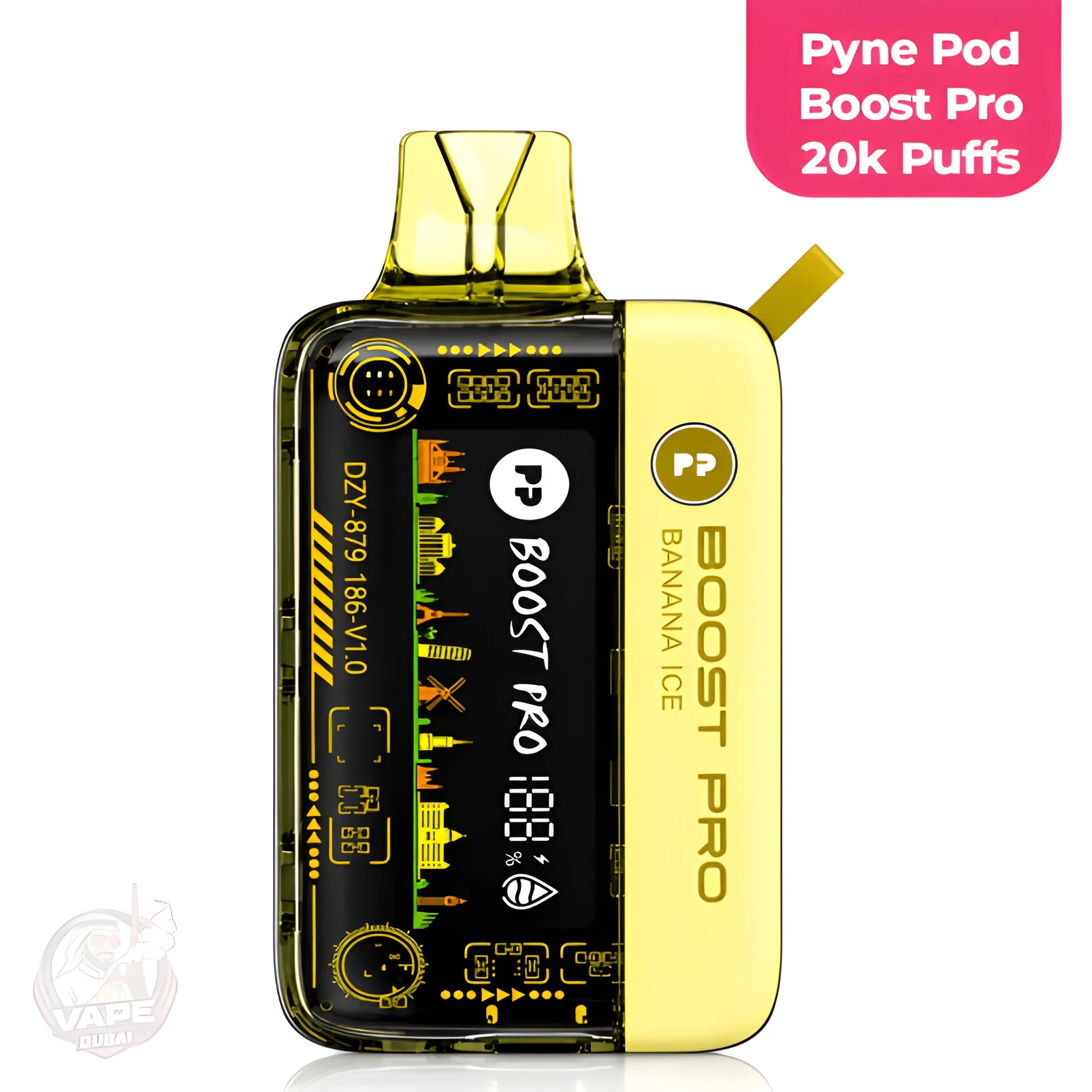 Pyne Pod Boost Pro 20000 Puffs Banana Ice