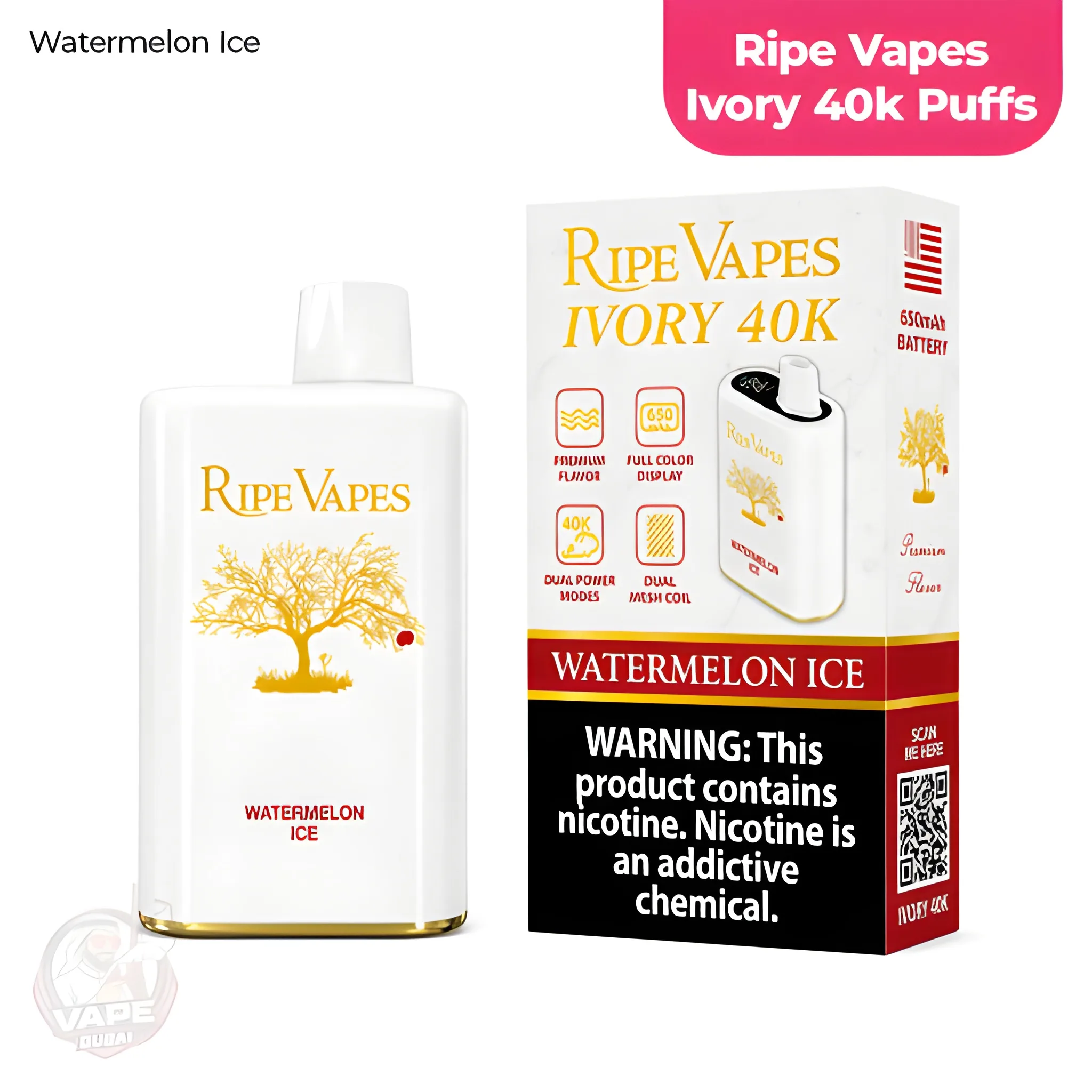 Ripe Vapes Ivory 40K