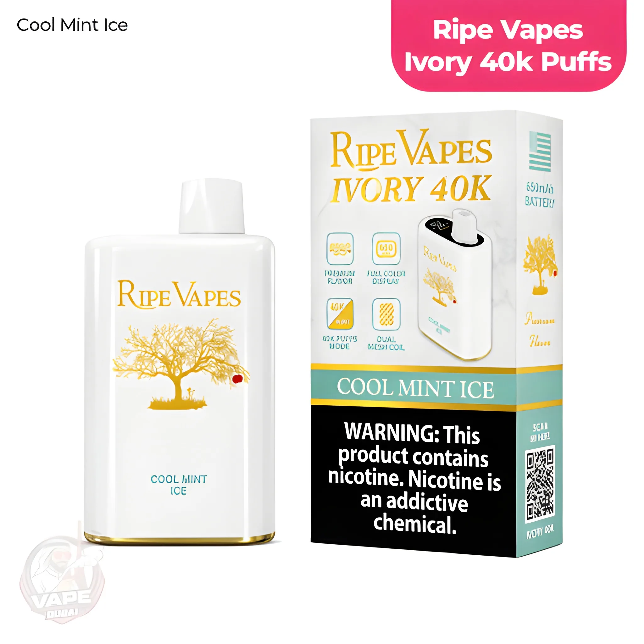 Ripe Vapes Ivory 40K