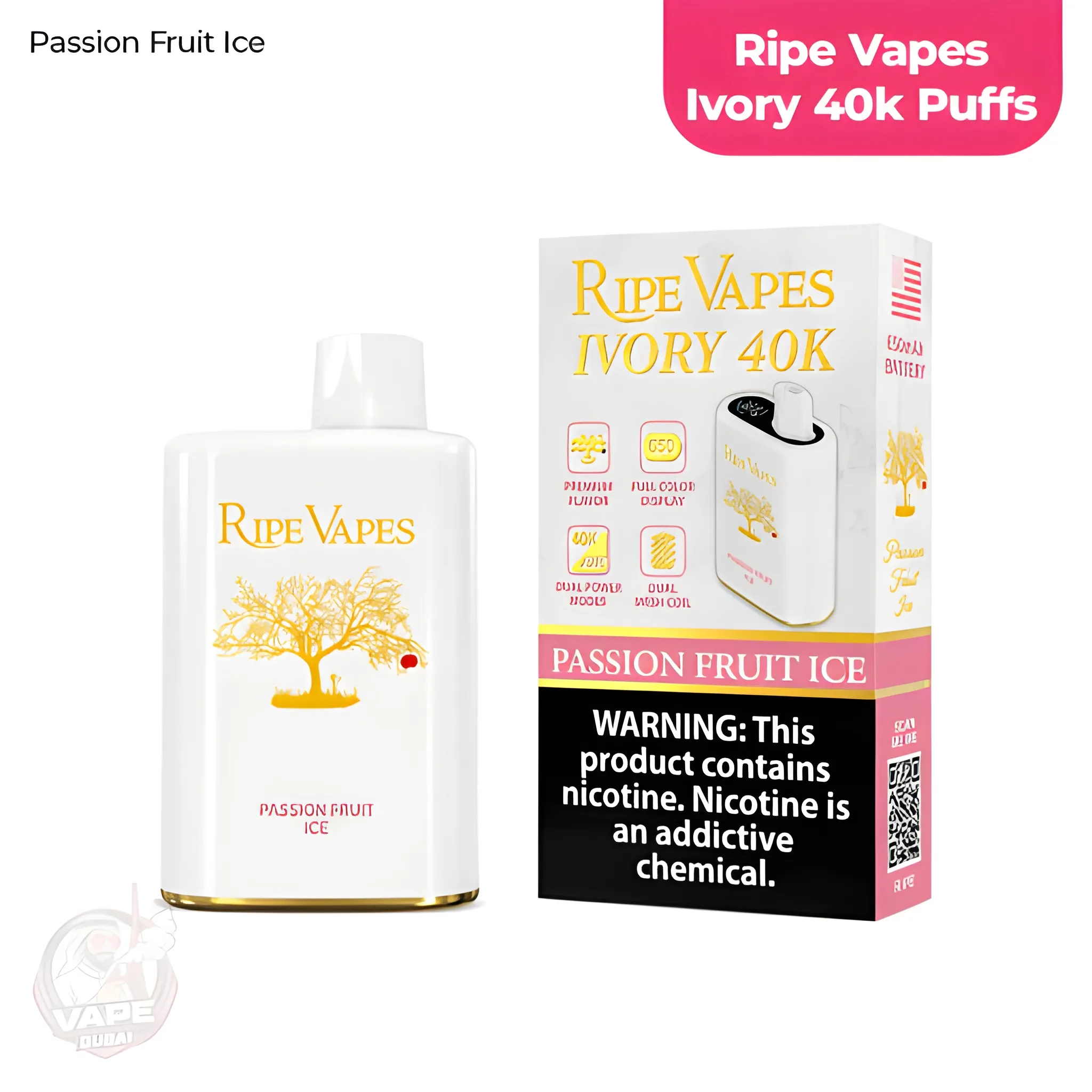 Ripe Vapes Ivory 40K