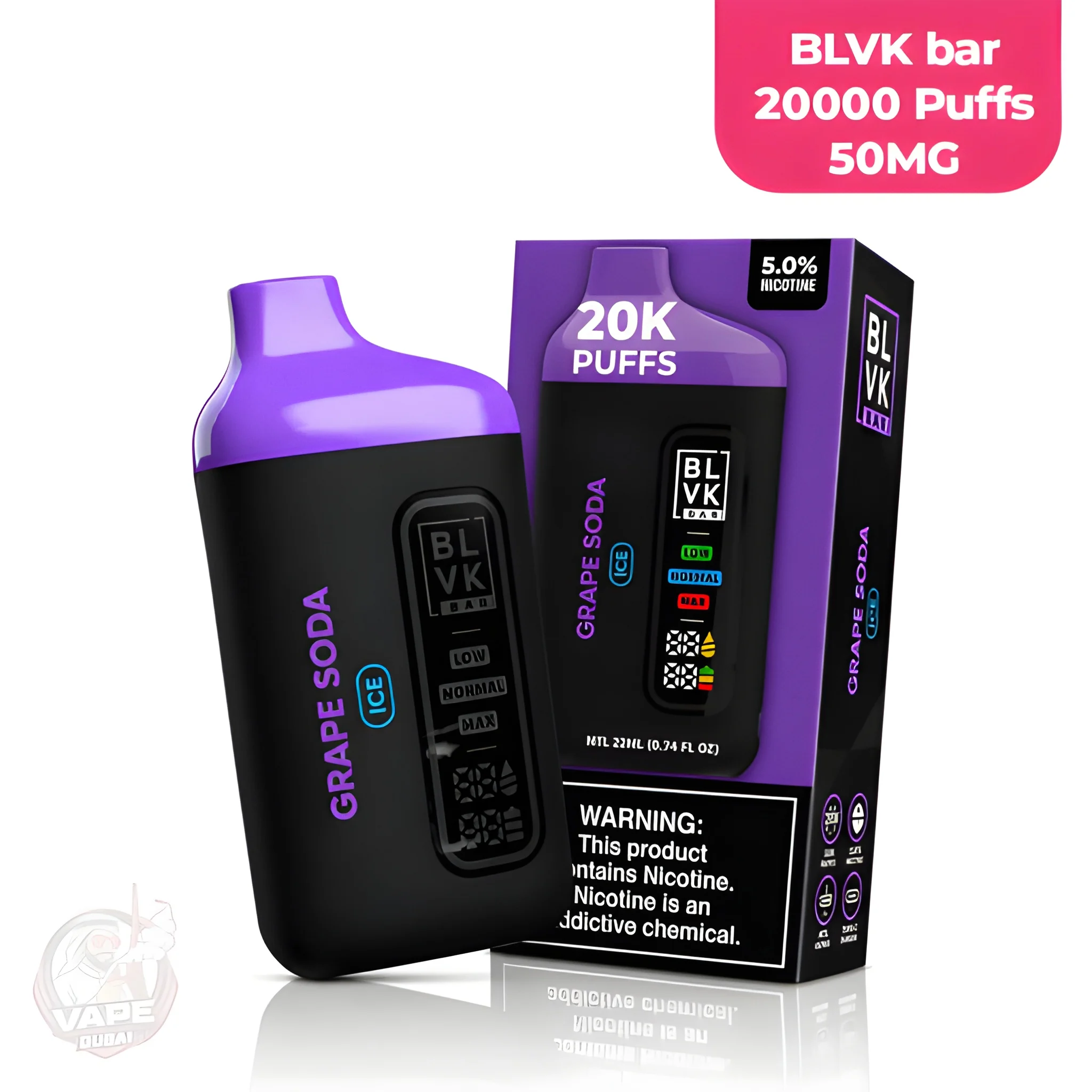 BLVK Bar 20000 Puffs Disposable Vape