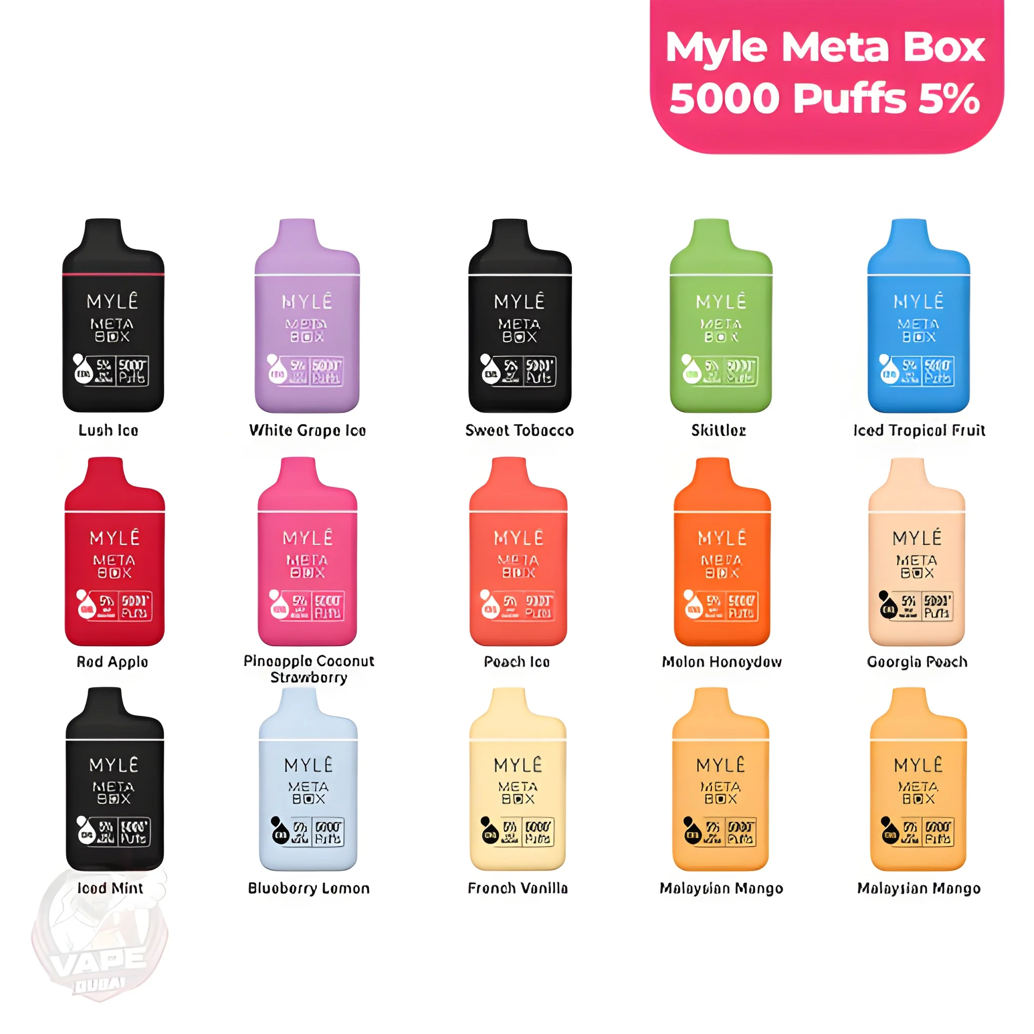 Myle Meta Box 5000 Puffs Disposable Vape