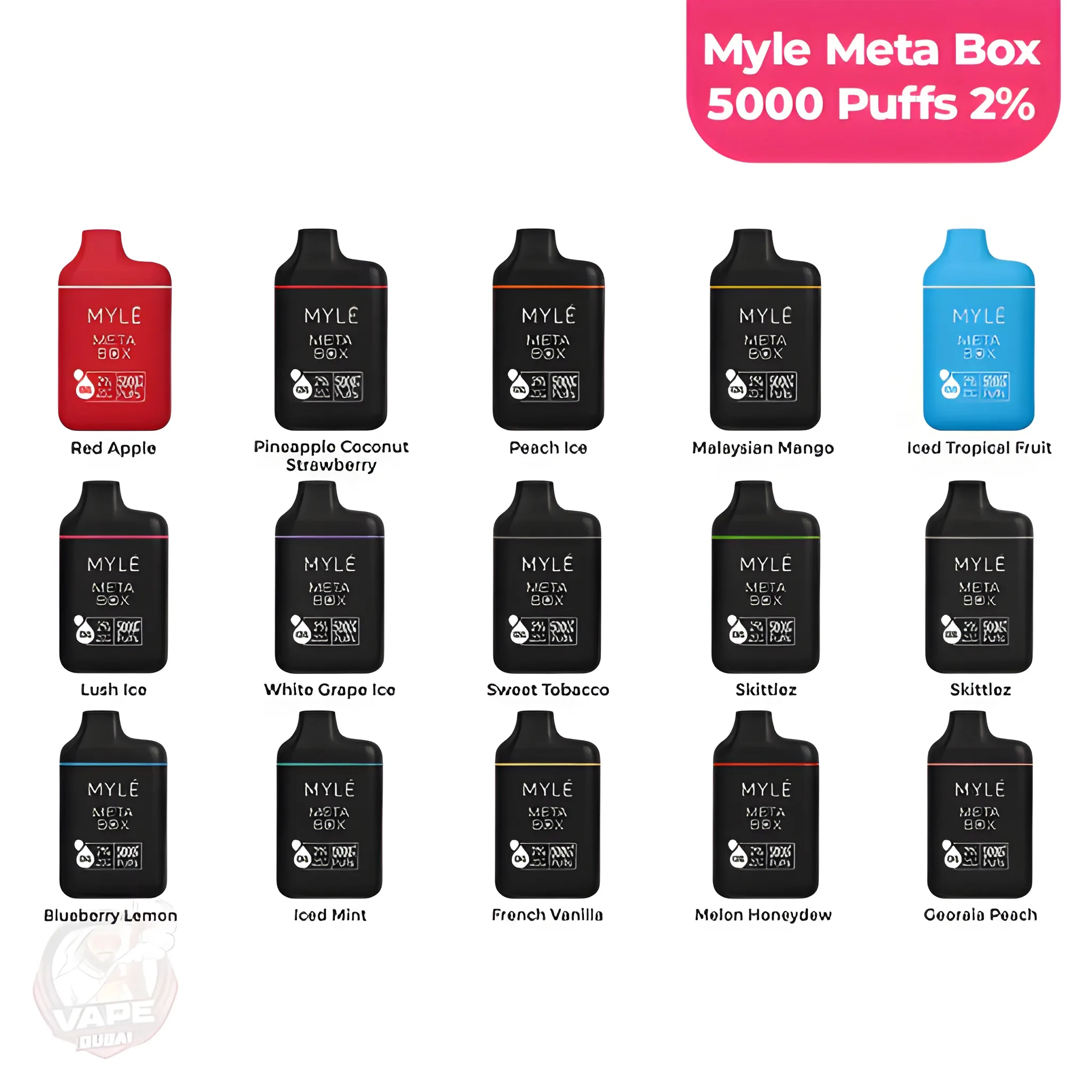 Myle Meta Box 5000 Puffs Disposable Vape
