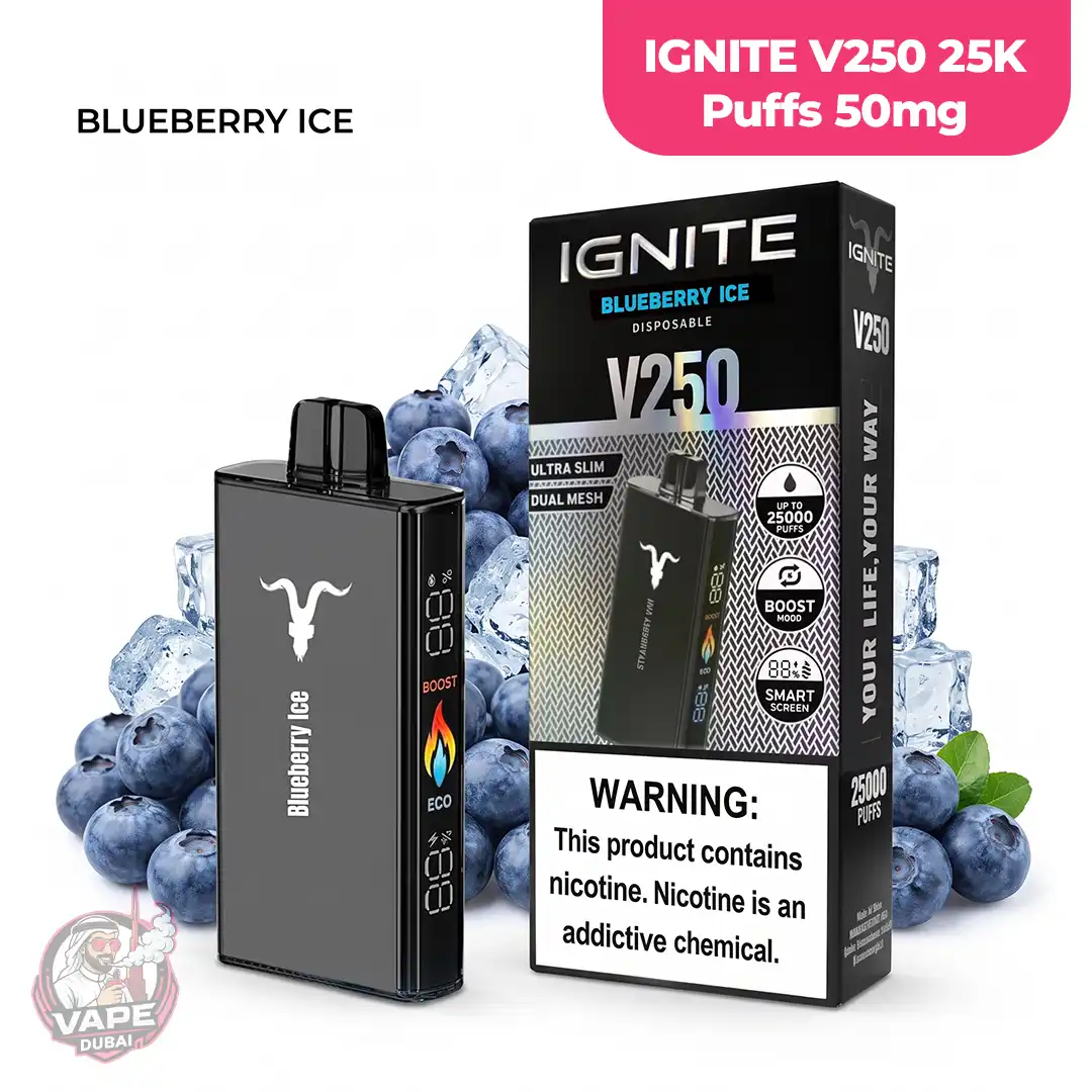 50mg IGNITE V250 25K Puffs Disposable Vape, Abu-Dhabi