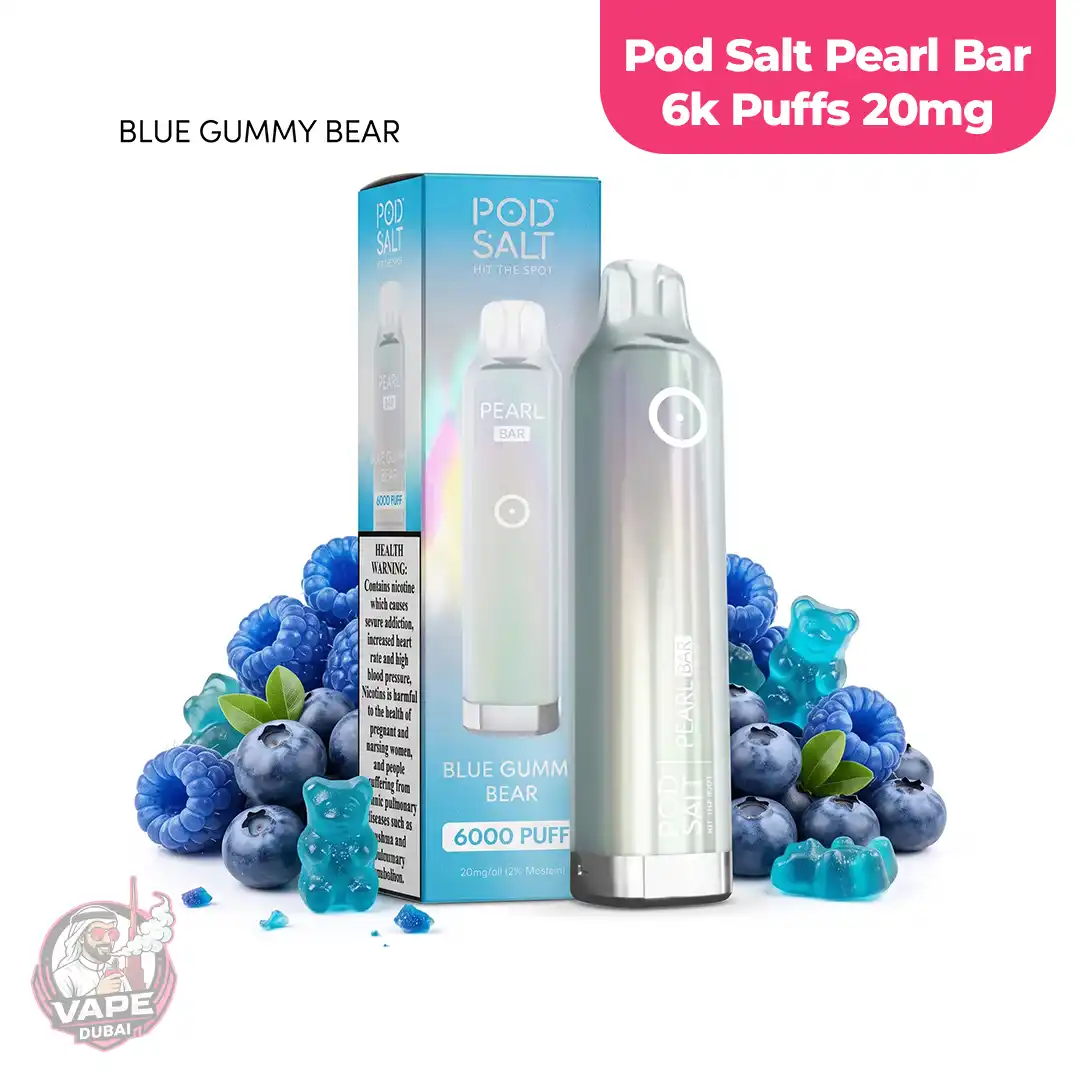 20mg Pod Salt Pearl Bar 6000 Puffs Disposable Vape, Dubai