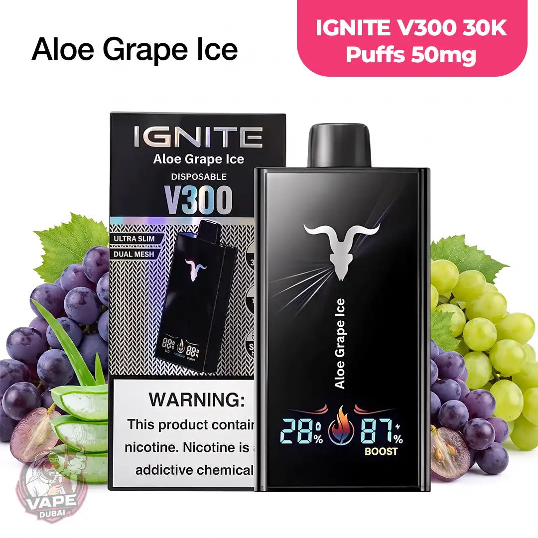 IGNITE V300 30K Puffs Disposable Vape 50mg in the UAE