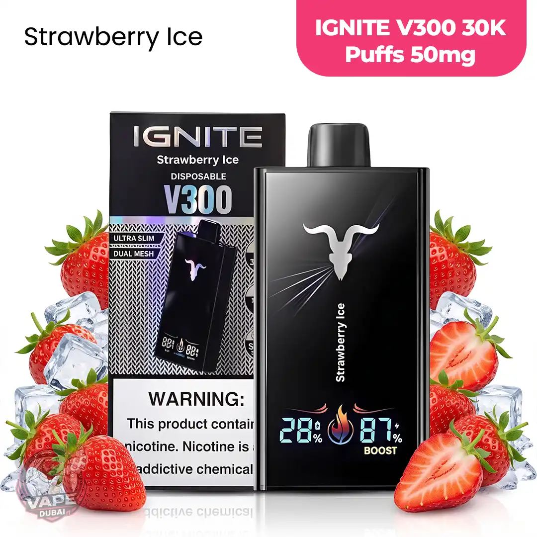 IGNITE V300 30K Puffs Disposable Vape 50mg in the UAE