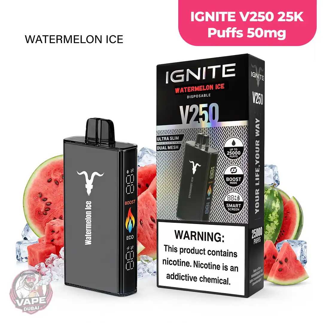 50mg IGNITE V250 25K Puffs Disposable Vape, Abu-Dhabi