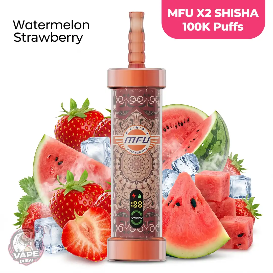 MFU X2 Shisha 100K Disposable Vape 5mg, Abu-Dhabi