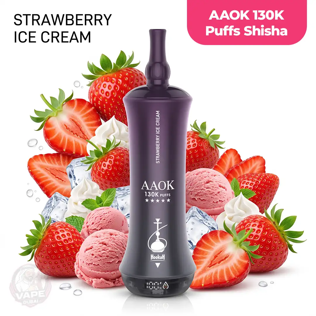 AAOK 130K Puffs Hookah Disposable Vape, Abu-Dhabi