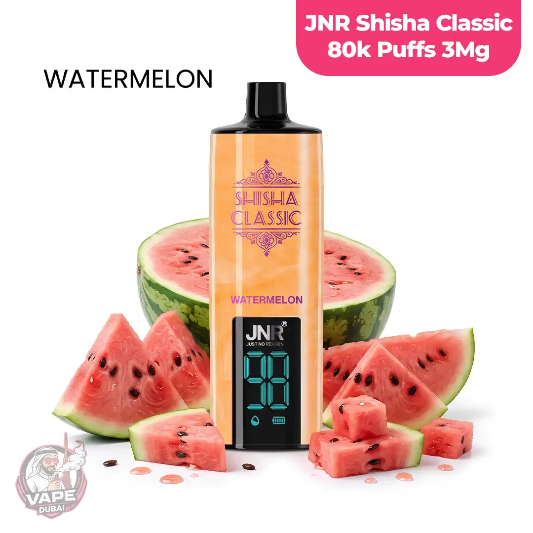 JNR Shisha Classic 80000 Puffs 3mg Disposable Vape