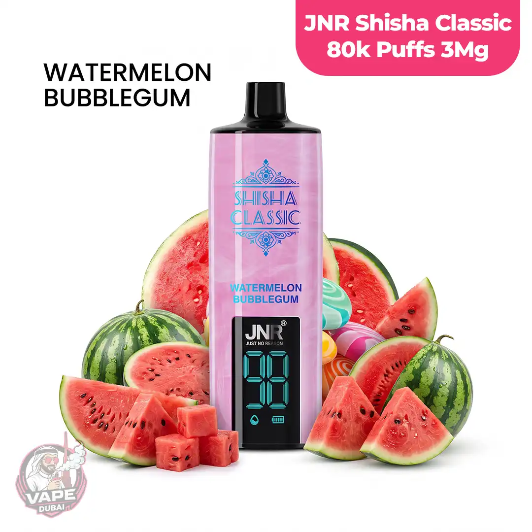 JNR Shisha Classic 80000 Puffs 3mg Disposable Vape