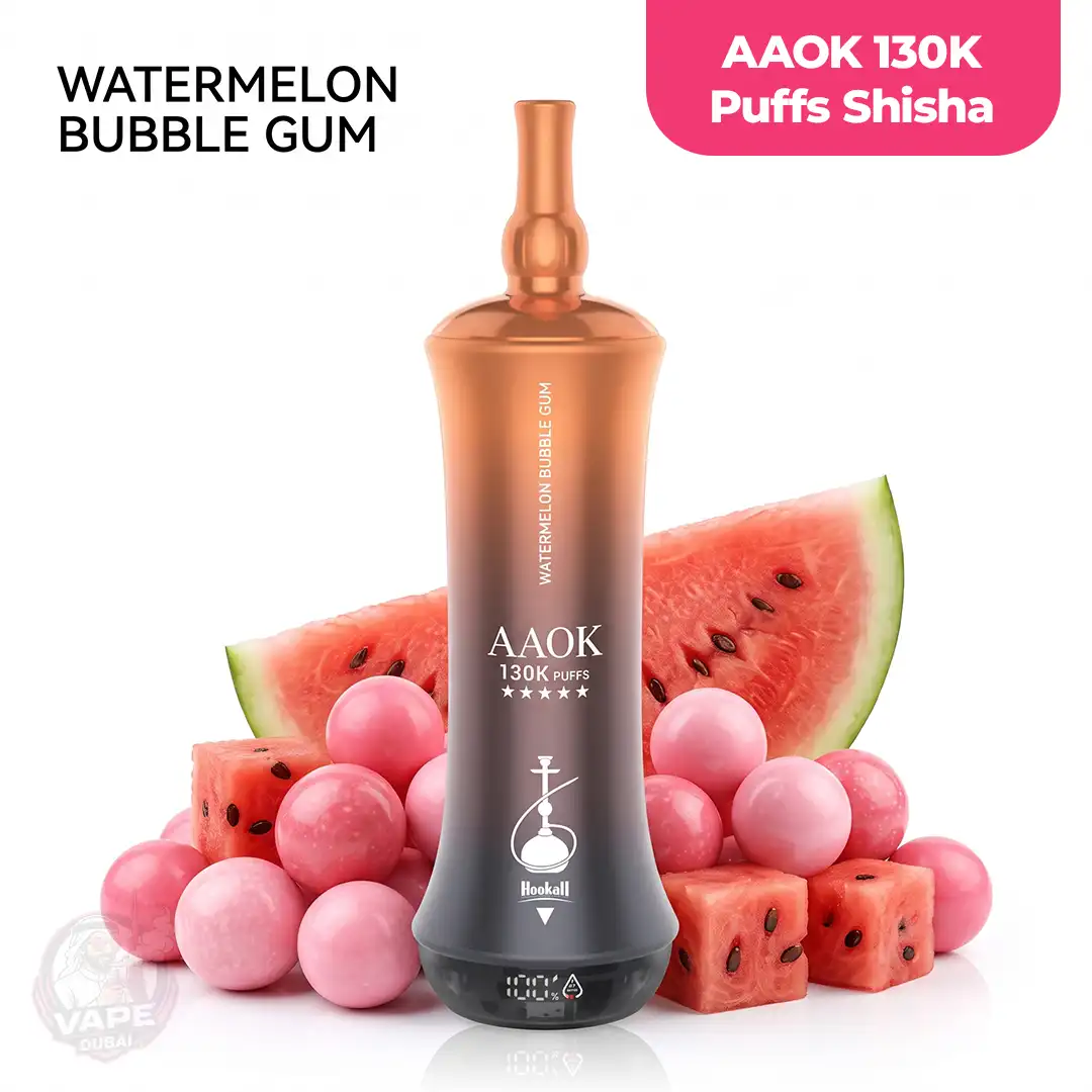 AAOK 130K Puffs Hookah Disposable Vape, Abu-Dhabi