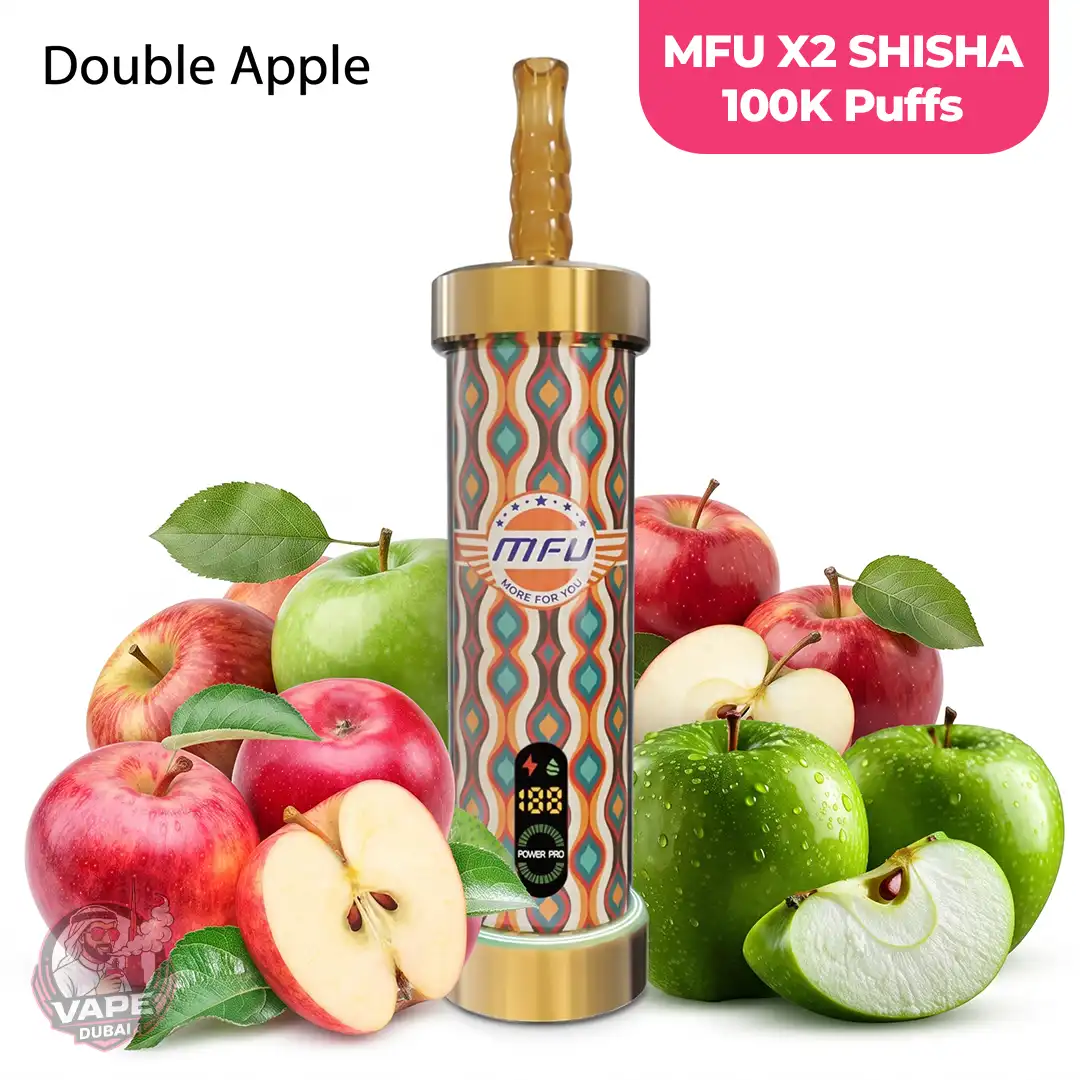 MFU X2 Shisha 100K Disposable Vape 5mg, Abu-Dhabi