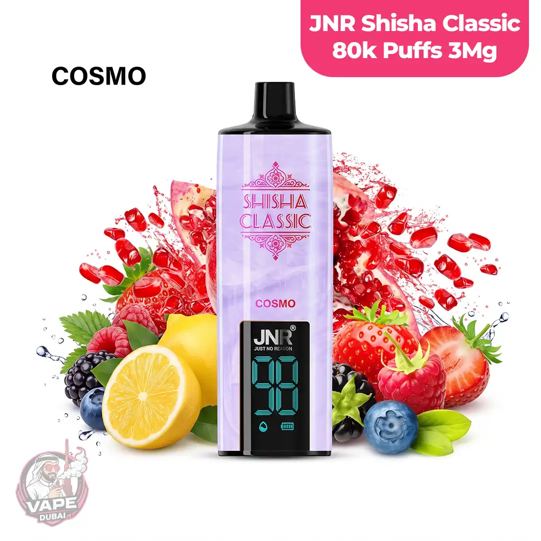 JNR Shisha Classic 80000 Puffs 3mg Disposable Vape