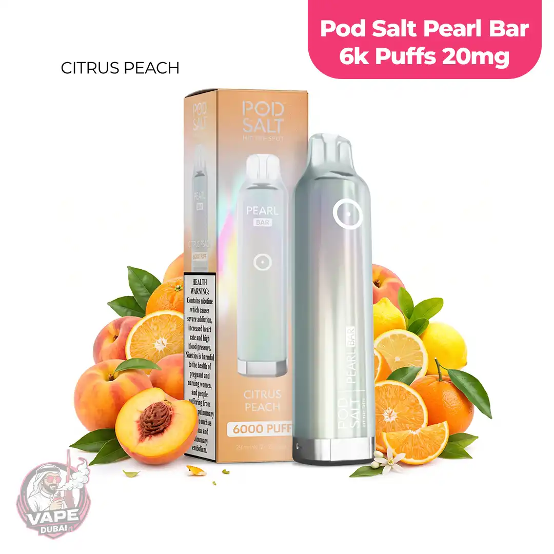 20mg Pod Salt Pearl Bar 6000 Puffs Disposable Vape, Dubai