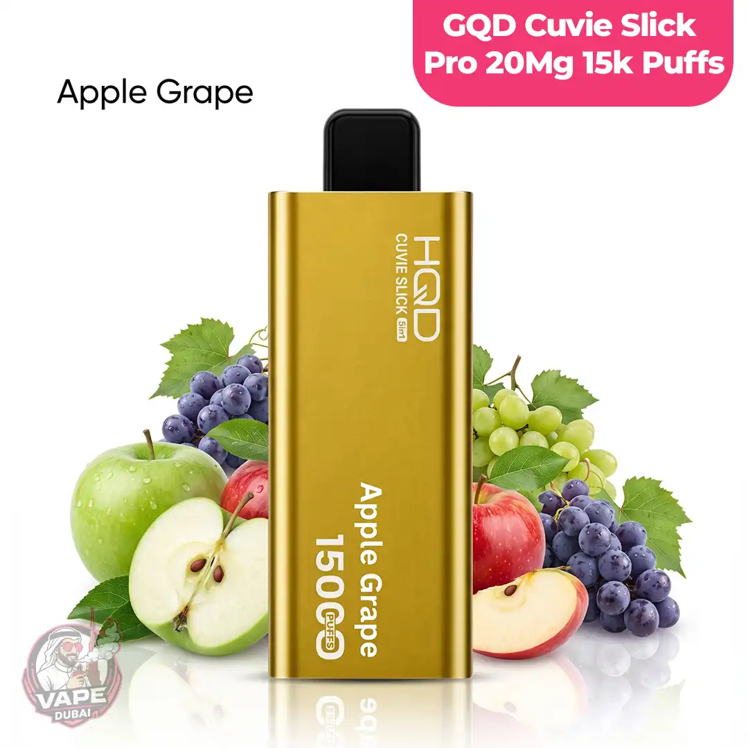 HQD Cuvie Slick Pro 15000 Puffs 50mg Disposable Vape, UAE