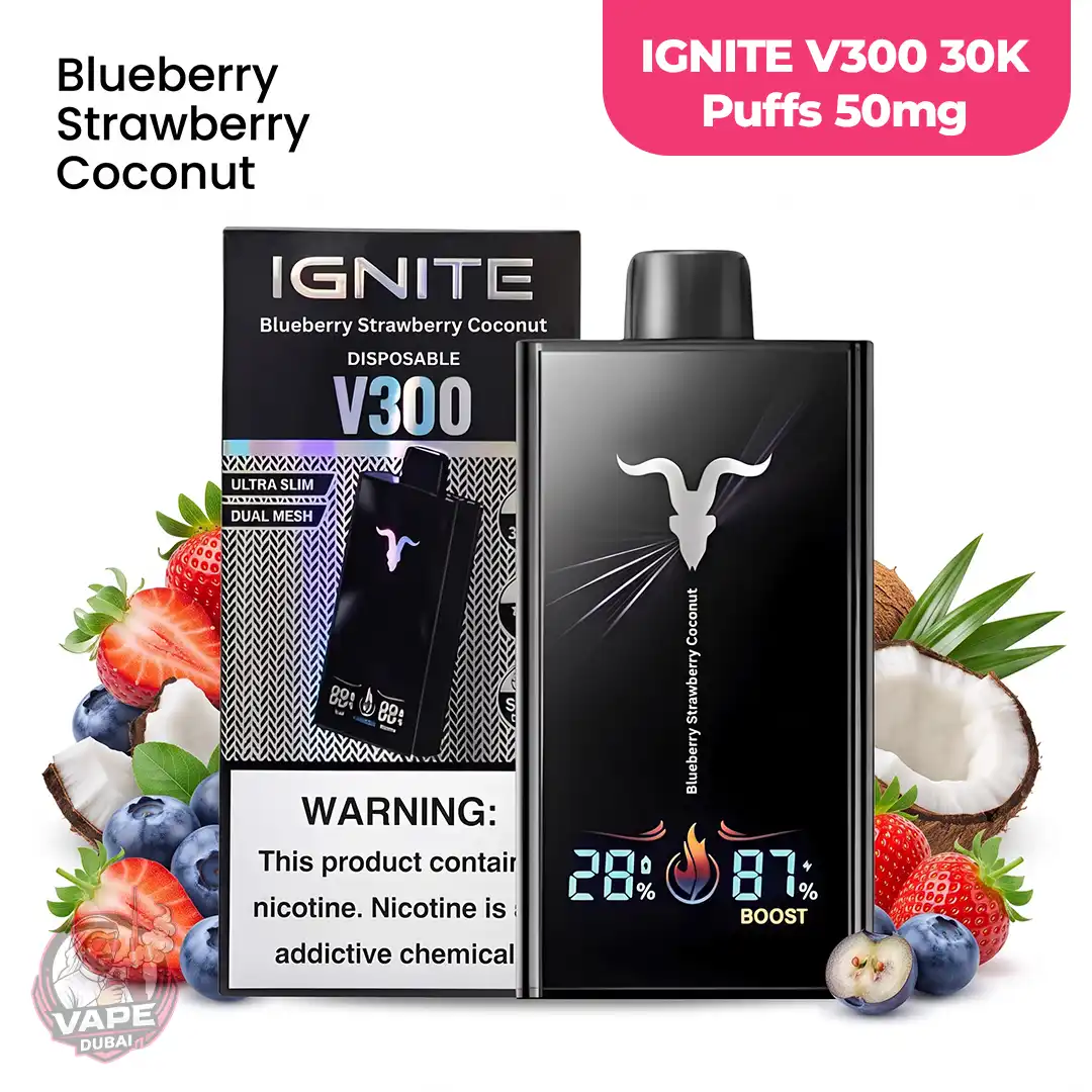 IGNITE V300 30K Puffs Disposable Vape 50mg in the UAE