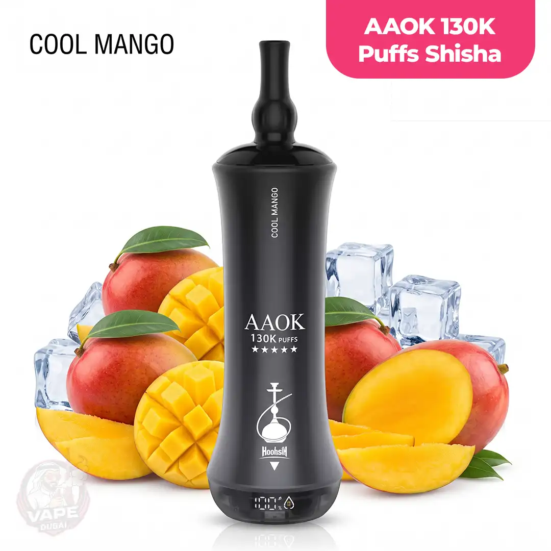 AAOK 130K Puffs Hookah Disposable Vape, Abu-Dhabi
