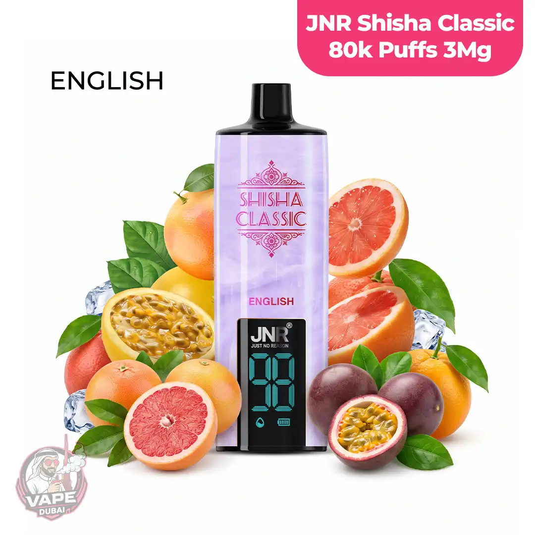 JNR Shisha Classic 80000 Puffs 3mg Disposable Vape