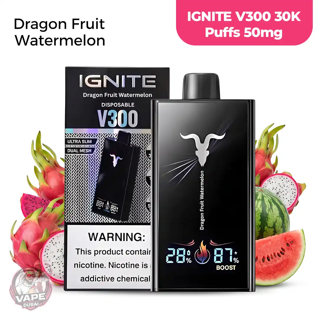 IGNITE V300 30K Puffs Disposable Vape 50mg in the UAE