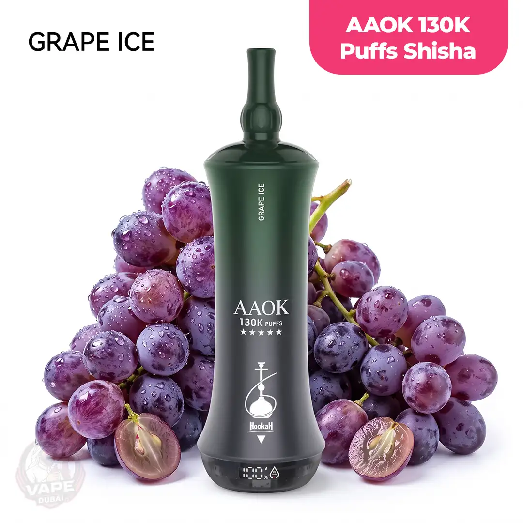 AAOK 130K Puffs Hookah Disposable Vape, Abu-Dhabi