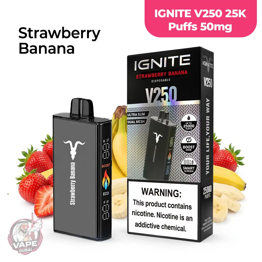 50mg IGNITE V250 25K Puffs Disposable Vape, Abu-Dhabi