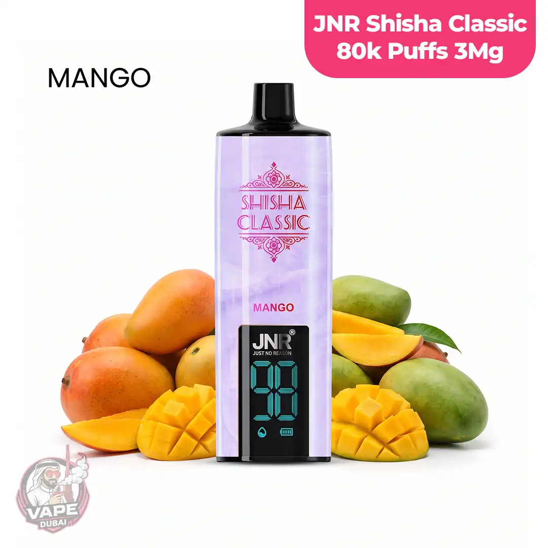 JNR Shisha Classic 80000 Puffs 3mg Disposable Vape