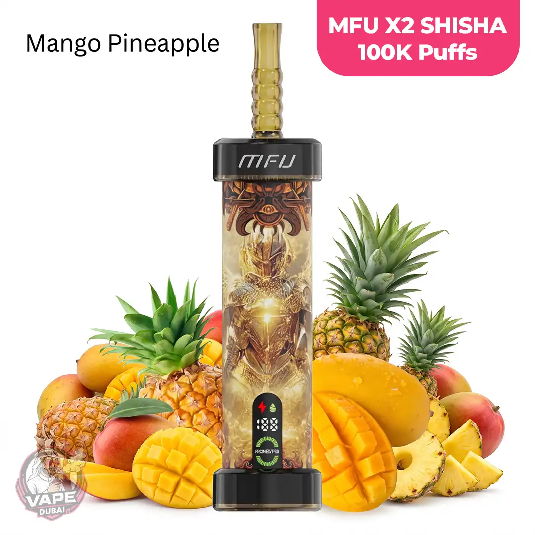 MFU X2 Shisha 100K Disposable Vape 5mg, Abu-Dhabi