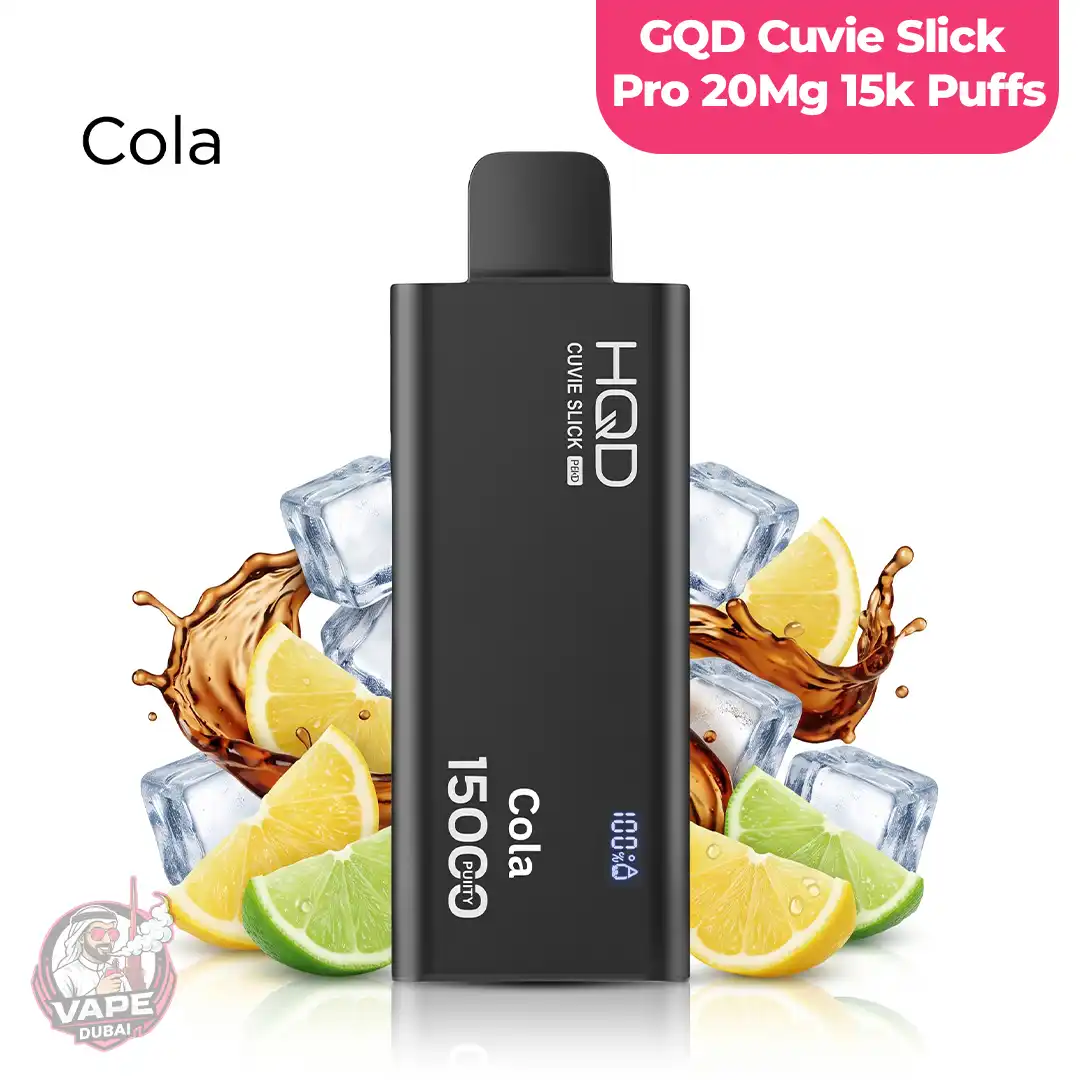 HQD Cuvie Slick Pro 15000 Puffs 50mg Disposable Vape, UAE