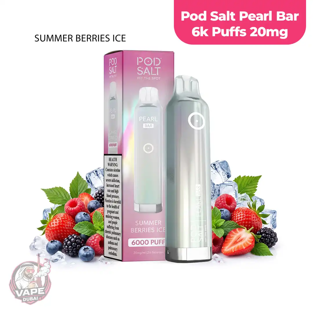 20mg Pod Salt Pearl Bar 6000 Puffs Disposable Vape, Dubai