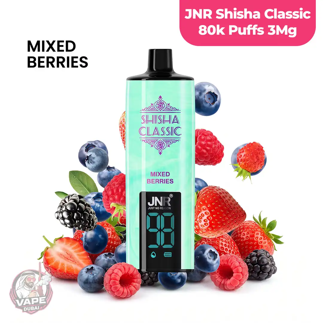 JNR Shisha Classic 80000 Puffs 3mg Disposable Vape