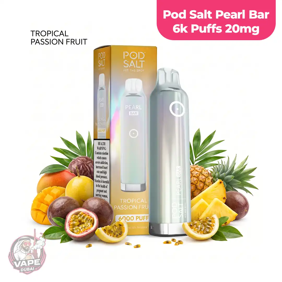 20mg Pod Salt Pearl Bar 6000 Puffs Disposable Vape, Dubai