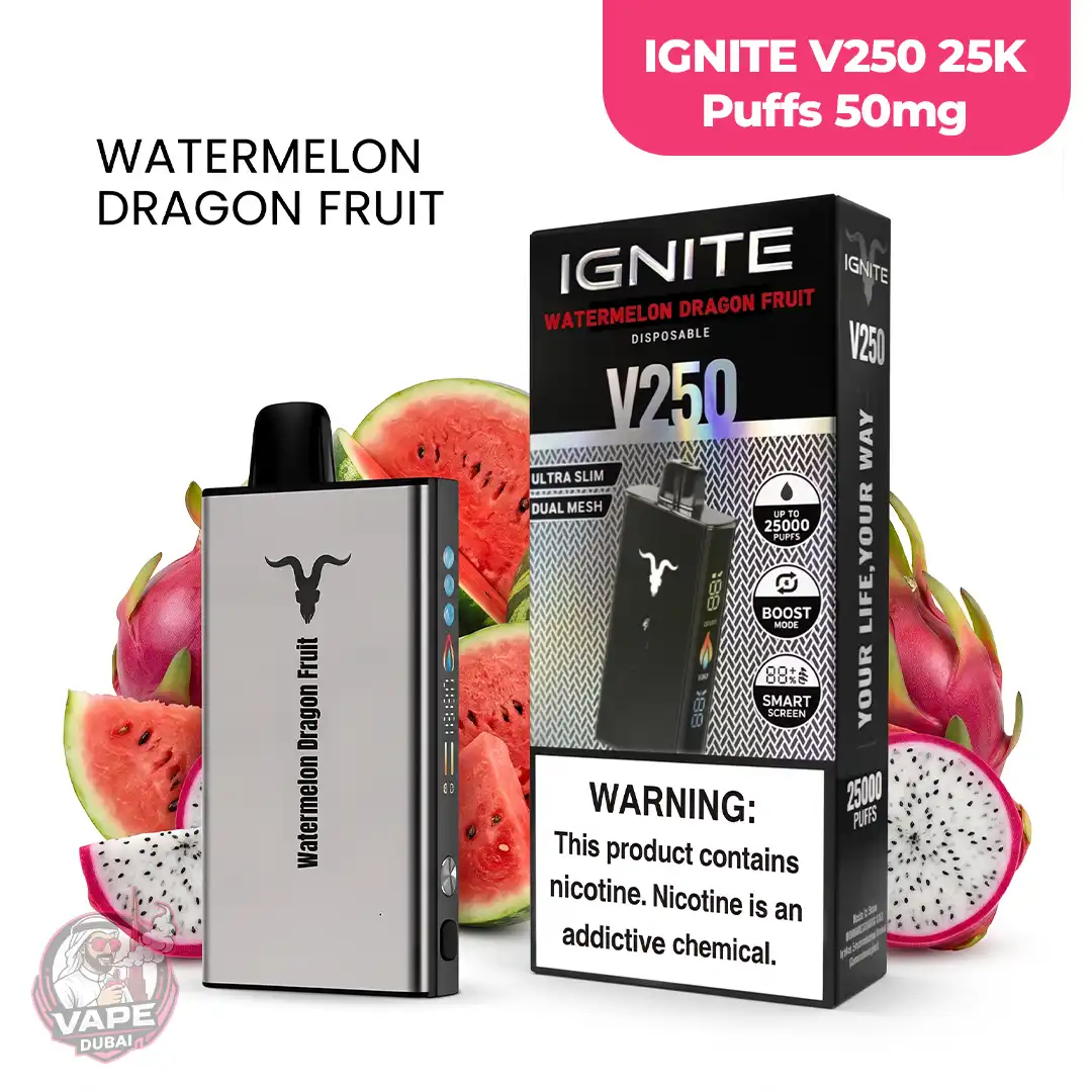 50mg IGNITE V250 25K Puffs Disposable Vape, Abu-Dhabi