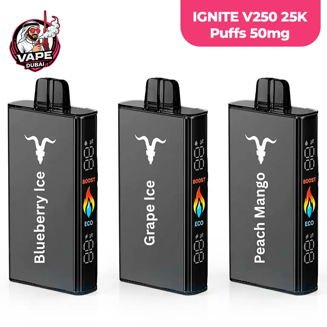 50mg IGNITE V250 25K Puffs Disposable Vape, Abu-Dhabi