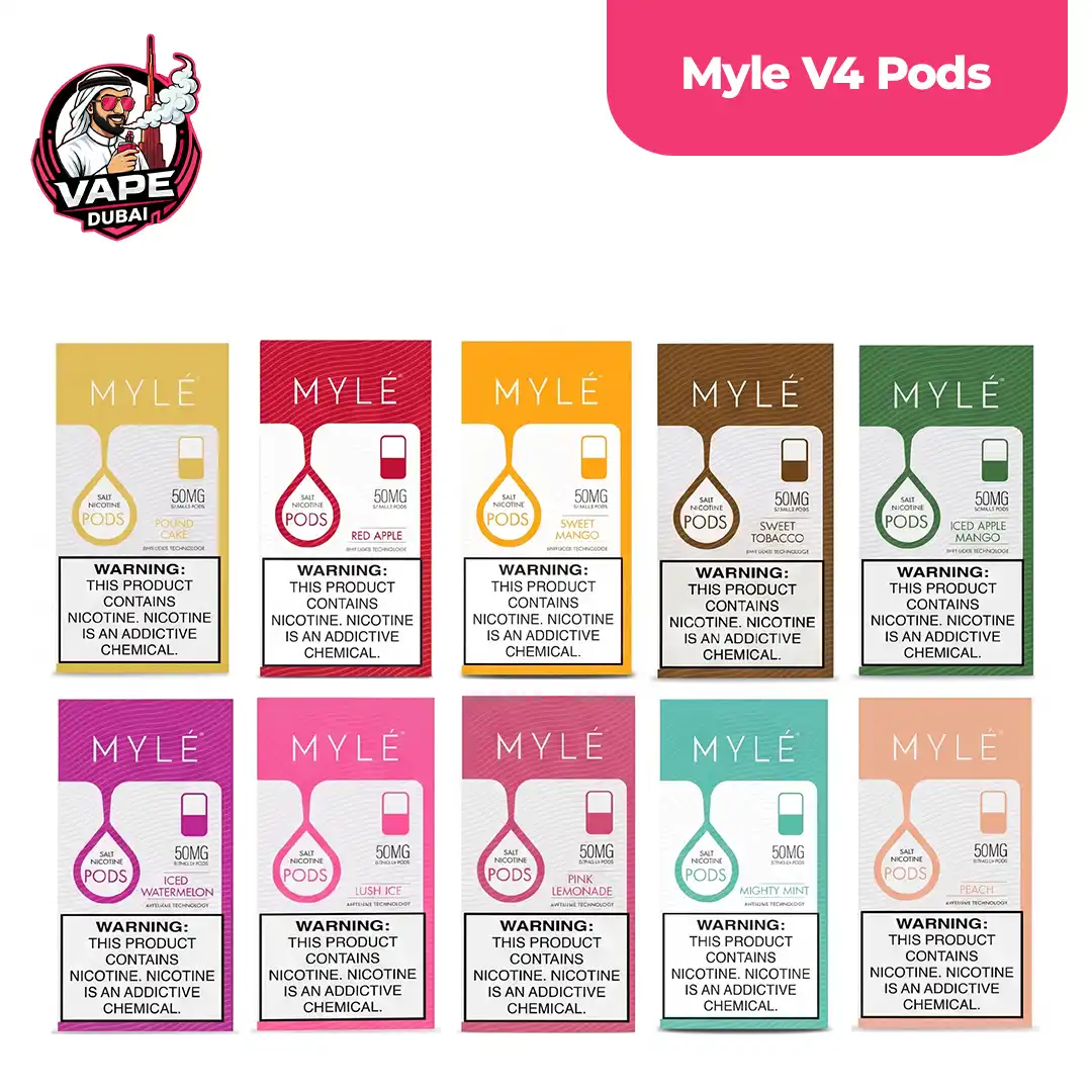 Myle V4 Pods 4-Pack | SPRK V4 Device Compatible, UAE