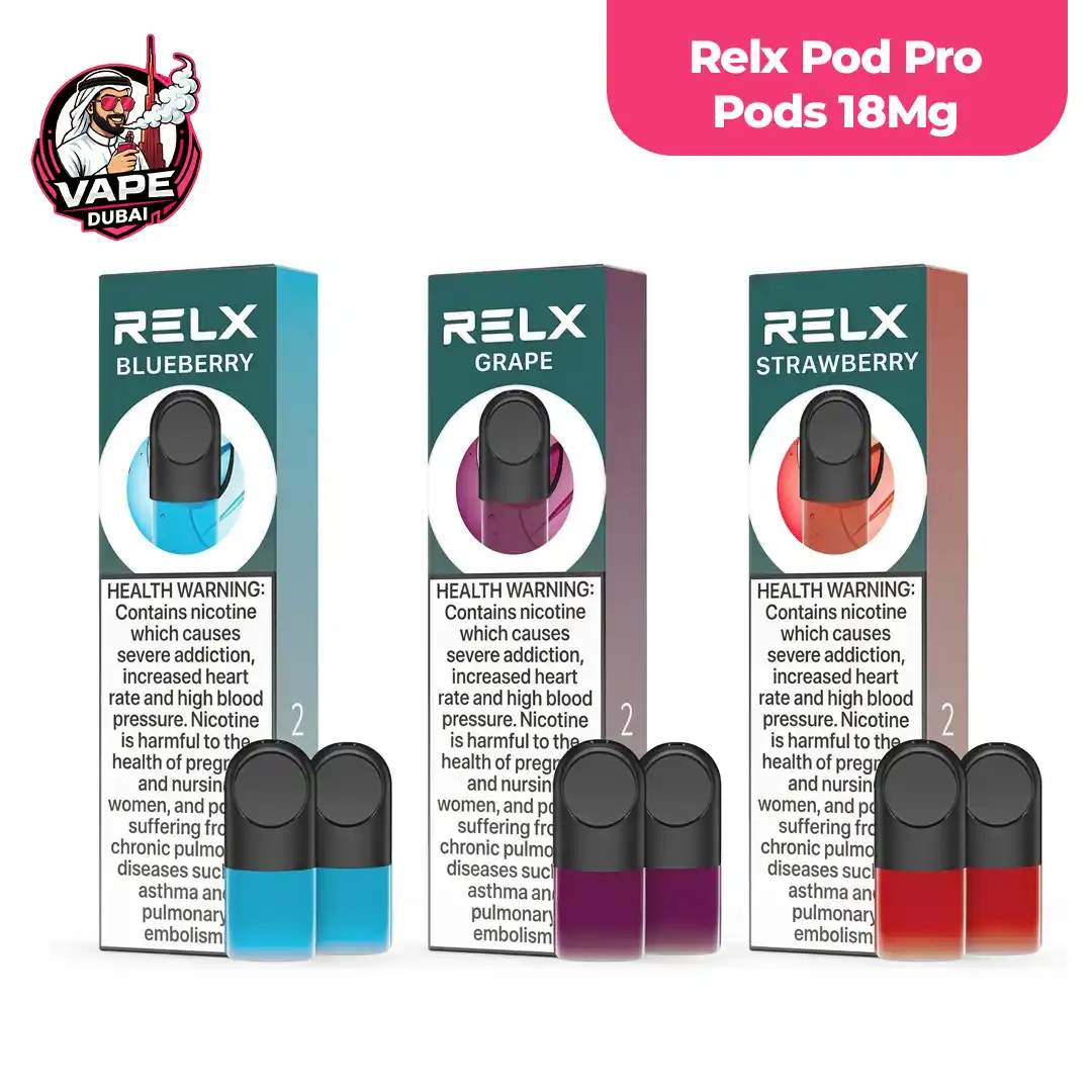 Relx Pod Pro 18mg Nicotine Replacement Pods, UAE
