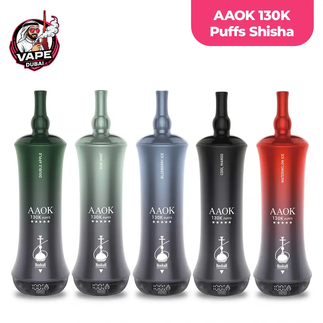 AAOK 130K Puffs Hookah Disposable Vape, Abu-Dhabi